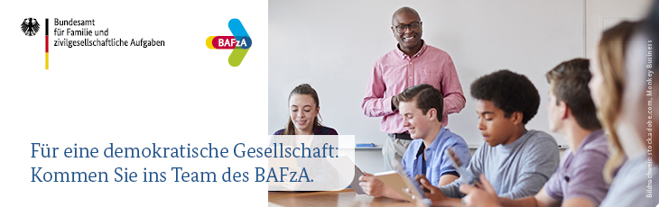 Grafik vor dem Stellenangebot