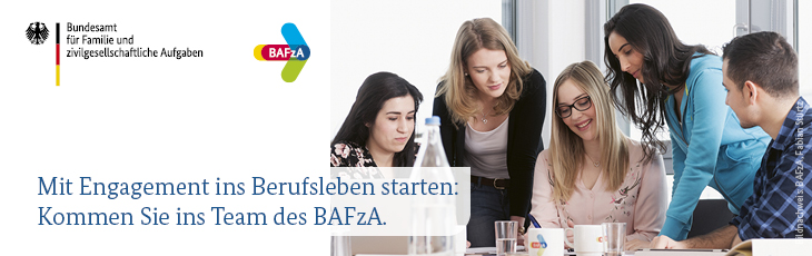 Grafik vor dem Stellenangebot
