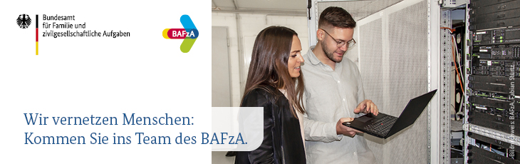 Grafik vor dem Stellenangebot