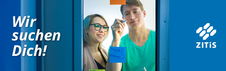 Grafik vor dem Stellenangebot