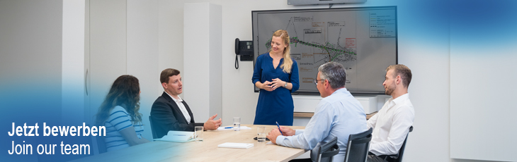 Grafik vor dem Stellenangebot